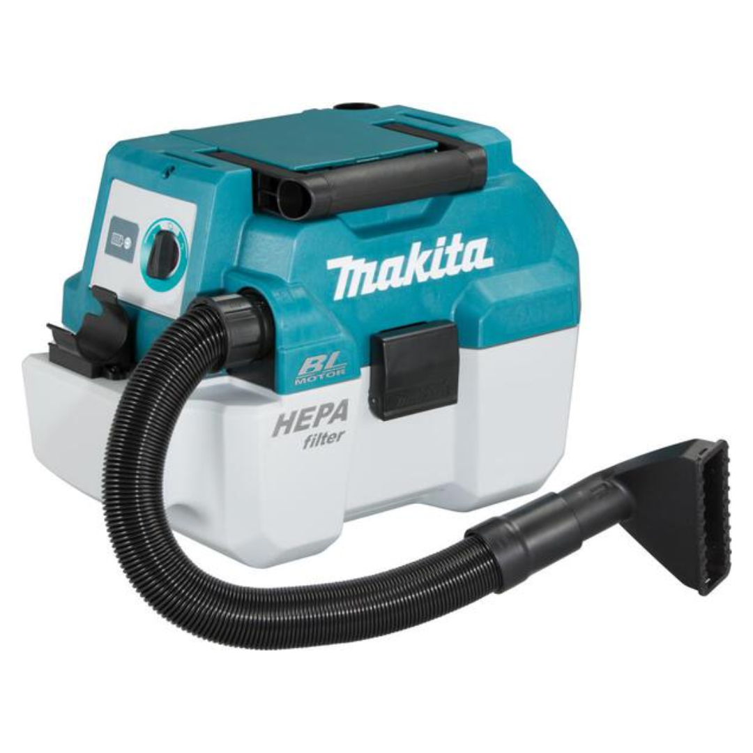 Makita DVC750LZX3 Staubsauger 7,5 l Trommel-Vakuum Trocken&Nass Beutellos