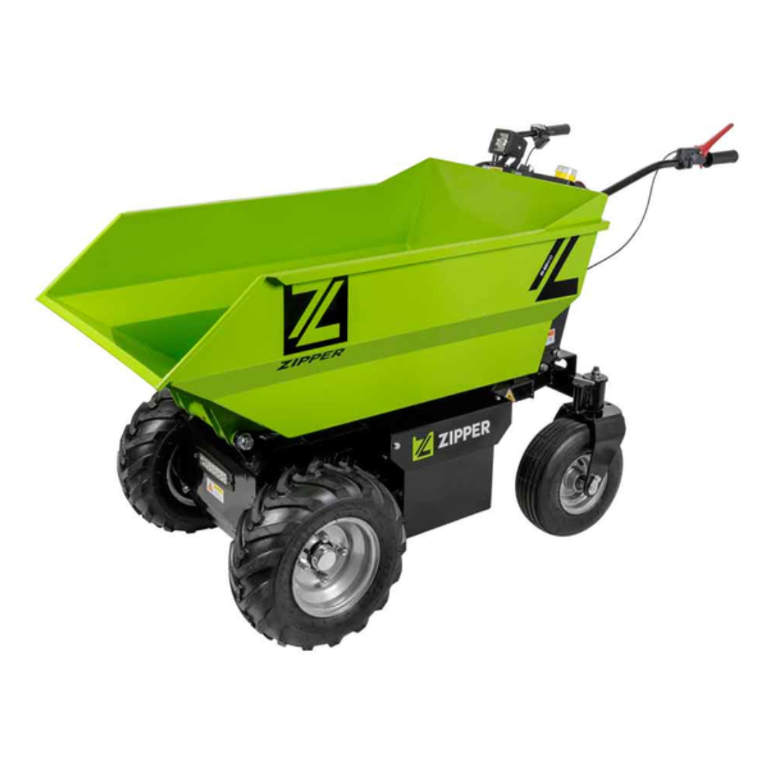 Zipper ZI-ED500 Gartenwagen / Schubkarre Motorisierte Schubkarre